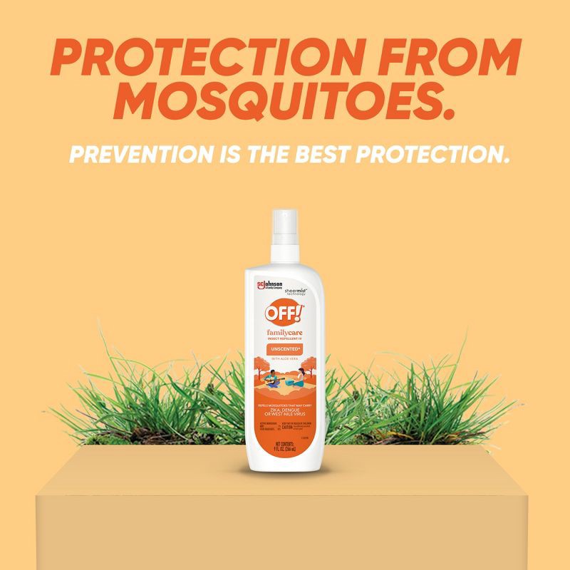 slide 3 of 16, OFF! FamilyCare Mosquito Repellent Unscented - 9oz, 9 oz