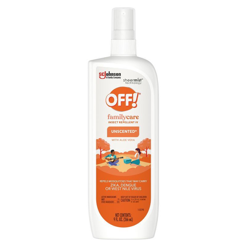slide 1 of 16, OFF! FamilyCare Mosquito Repellent Unscented - 9oz, 9 oz