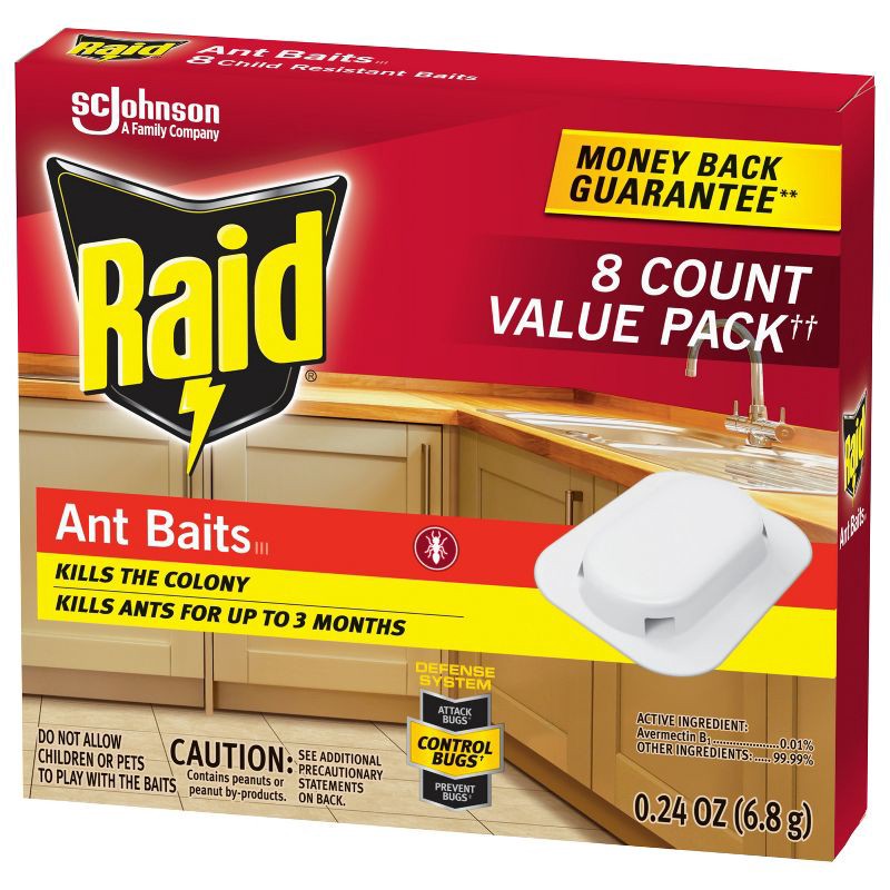 slide 12 of 13, Raid Ant Bait and Indoor Ant Trap - 8ct, 8 ct