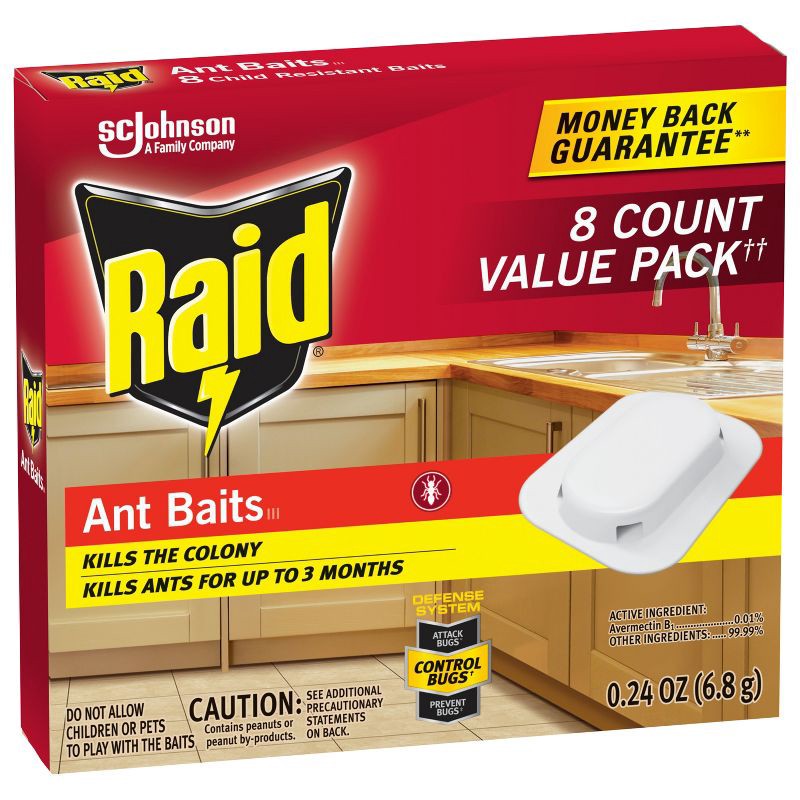 slide 13 of 13, Raid Ant Bait and Indoor Ant Trap - 8ct, 8 ct