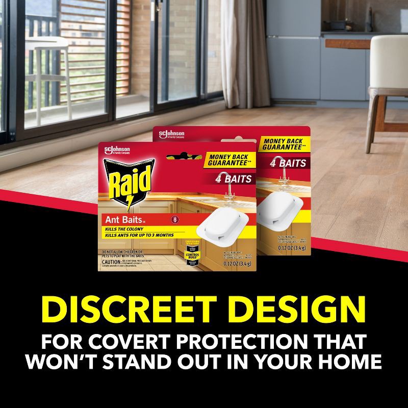 slide 7 of 13, Raid Ant Bait and Indoor Ant Trap - 8ct, 8 ct