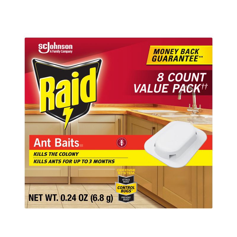 slide 1 of 13, Raid Ant Bait and Indoor Ant Trap - 8ct, 8 ct