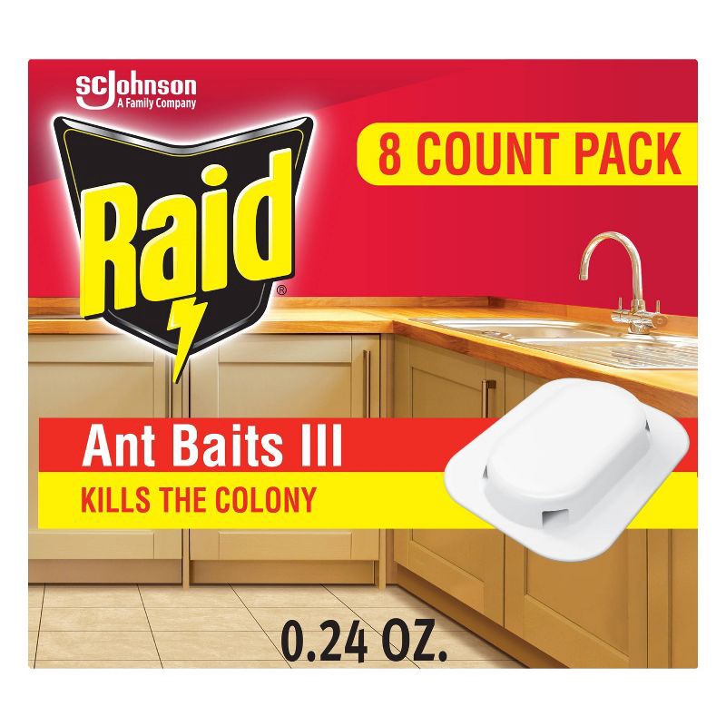 slide 1 of 8, Raid Ant Baits III, 8ct, 8 ct