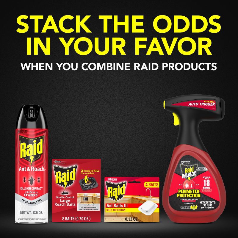 slide 9 of 13, Raid Ant Bait and Indoor Ant Trap - 8ct, 8 ct