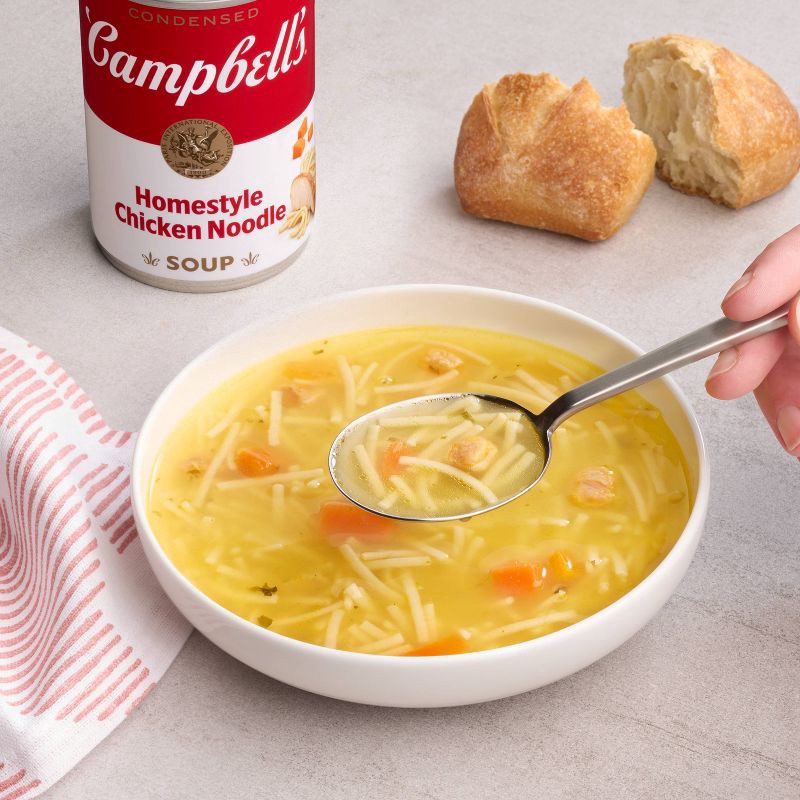 slide 2 of 13, Campbell's Condensed Homestyle Chicken Noodle Soup - 10.5oz, 10.5 oz