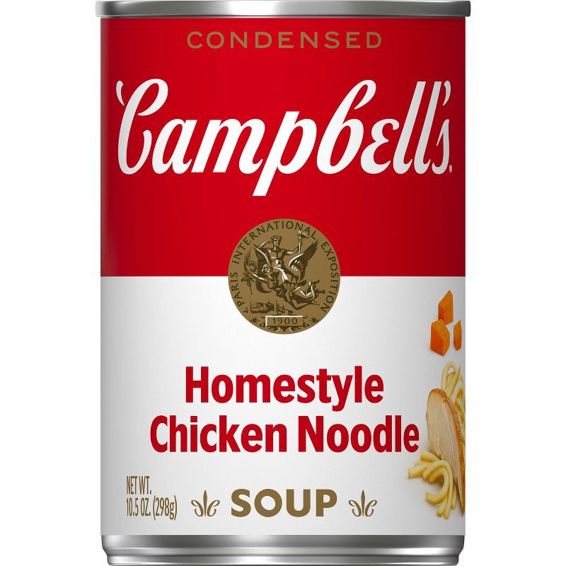 slide 1 of 13, Campbell's Condensed Homestyle Chicken Noodle Soup - 10.5oz, 10.5 oz