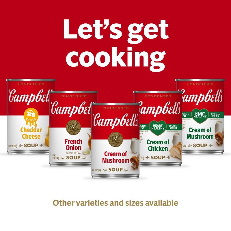 slide 6 of 11, Campbell's Condensed Cheddar Cheese Soup - 10.5oz, 10.5 oz