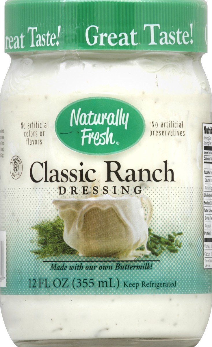 slide 2 of 2, Naturally Fresh Dressing 12 oz, 12 oz