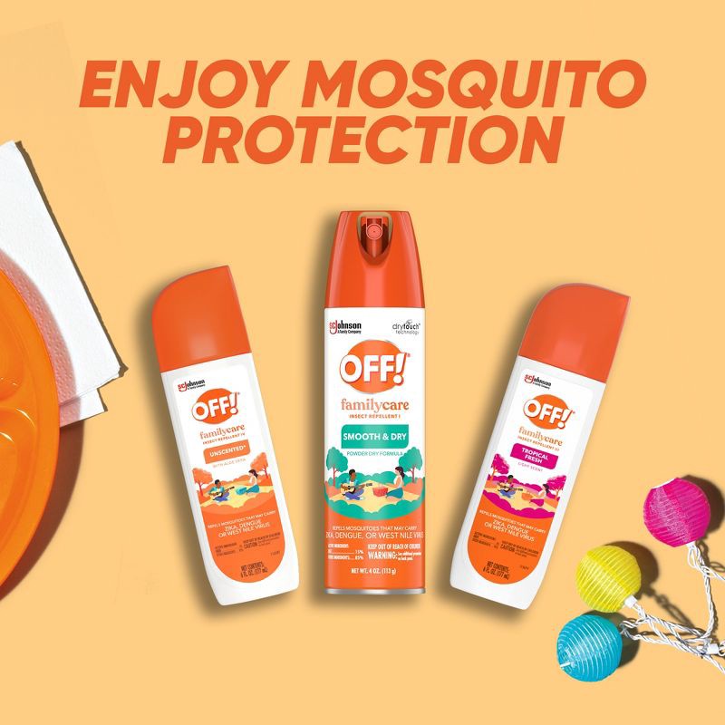 slide 13 of 14, OFF! FamilyCare Smooth & Dry Personal Bug Spray - 4oz, 4 oz