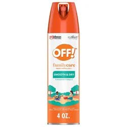 OFF! FamilyCare Mosquito & Insect Repellent Spray Smooth & Dry - 4oz