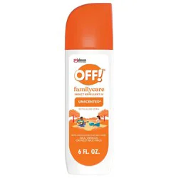 OFF! FamilyCare Bug Spray & Mosquito Repellent Smooth & Dry - 6 fl oz