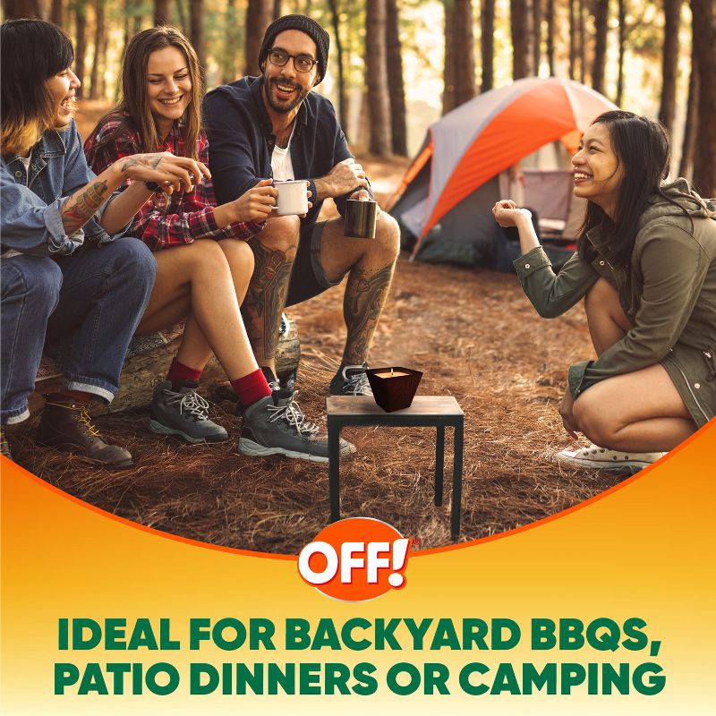 slide 4 of 13, OFF! 18oz Citronella Candle Outdoor Bug Deterrent Mosquito Candle - 18oz, 18 oz