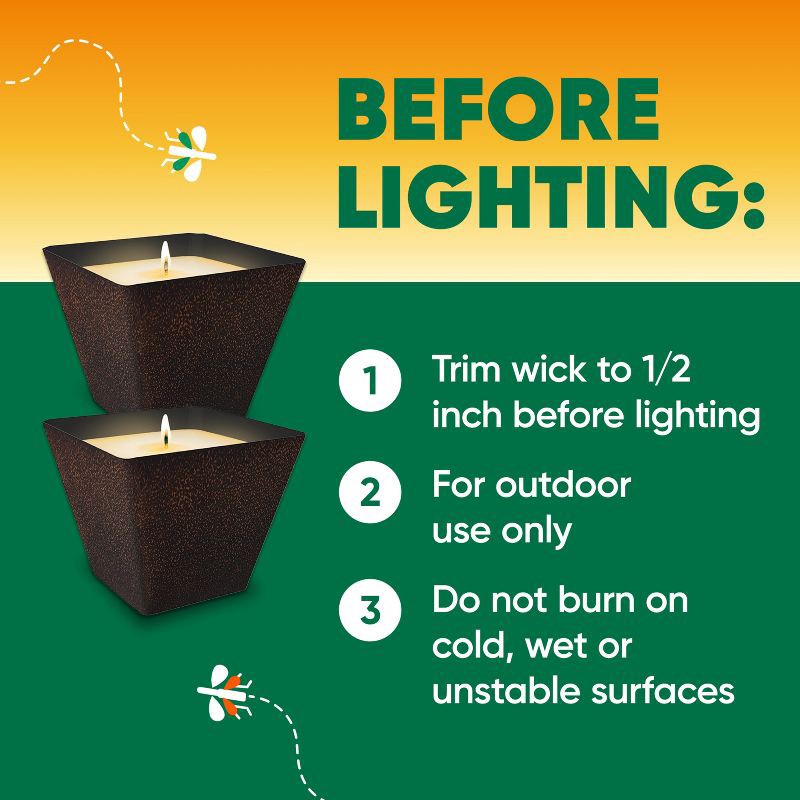 slide 6 of 13, OFF! 18oz Citronella Candle Outdoor Bug Deterrent Mosquito Candle - 18oz, 18 oz
