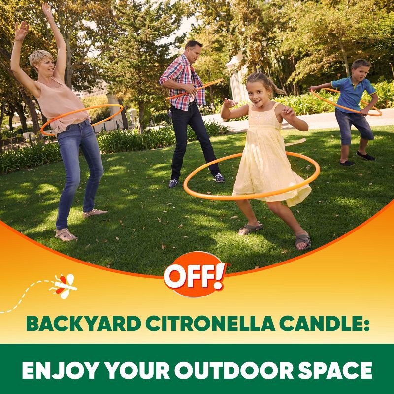 slide 7 of 13, OFF! 18oz Citronella Candle Outdoor Bug Deterrent Mosquito Candle - 18oz, 18 oz