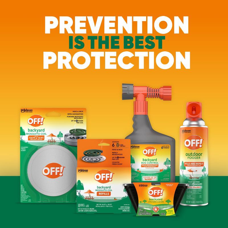 slide 9 of 13, OFF! 18oz Citronella Candle Outdoor Bug Deterrent Mosquito Candle - 18oz, 18 oz