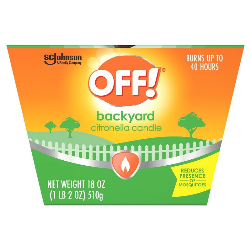 slide 1 of 13, OFF! 18oz Citronella Candle Outdoor Bug Deterrent Mosquito Candle - 18oz, 18 oz