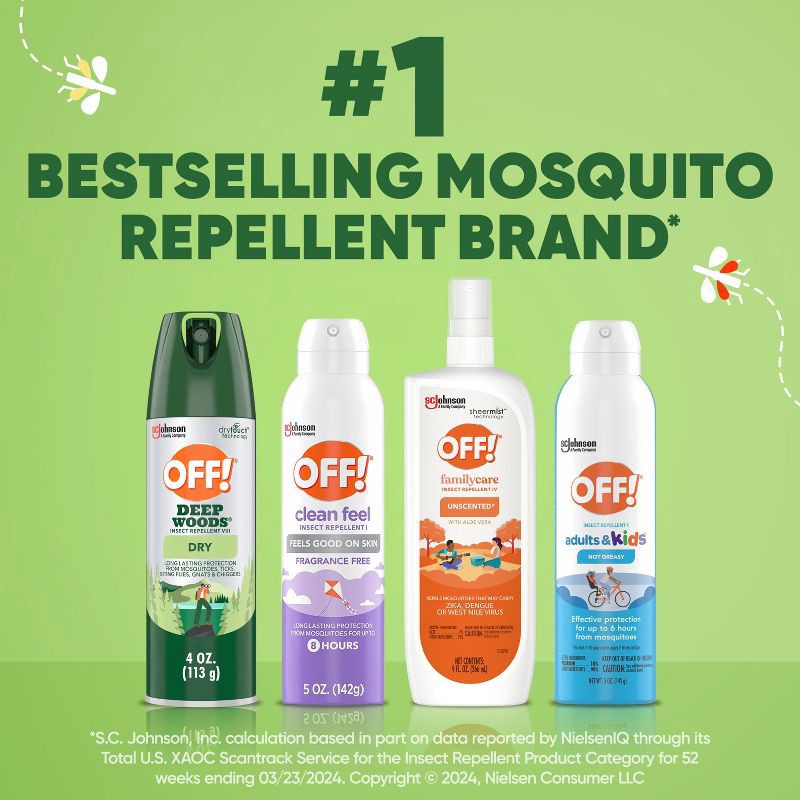 slide 9 of 13, OFF! Deep Woods Bug & Mosquito Spray - 4oz, 4 oz