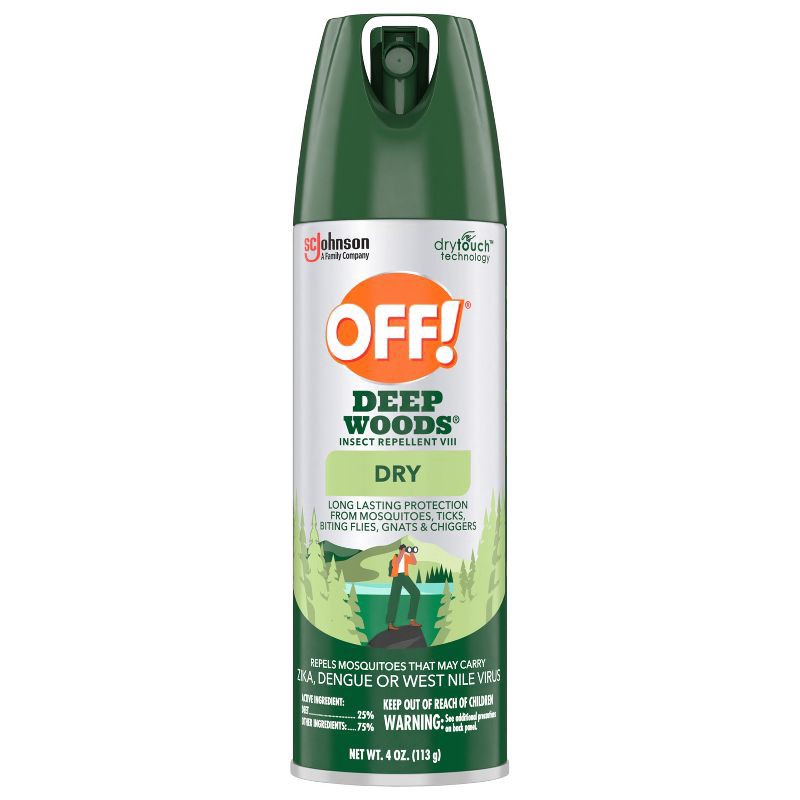slide 10 of 13, OFF! Deep Woods Mosquito Repellent Bug Spray - 4oz, 4 oz