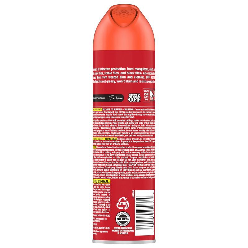 slide 11 of 13, OFF! Active Mosquito Repellent Bug Spray 15% DEET - 9oz, 9 oz