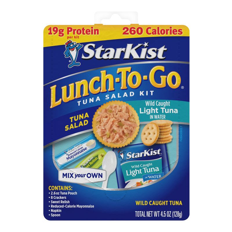 slide 1 of 5, StarKist Lunch To-Go Chunk Light Tuna Kit - 4.5oz, 4.5 oz