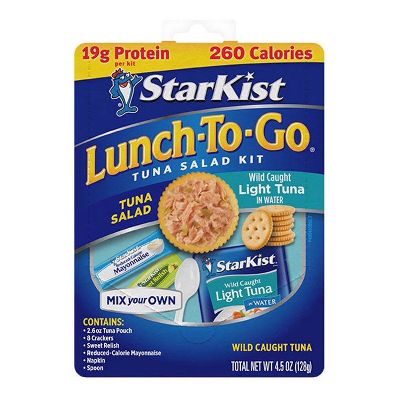 slide 1 of 5, StarKist Lunch To-Go Chunk Light Tuna Kit - 4.1oz, 4.1 oz