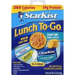 StarKist Lunch To-Go Chunk Light Tuna Kit - 4.1oz