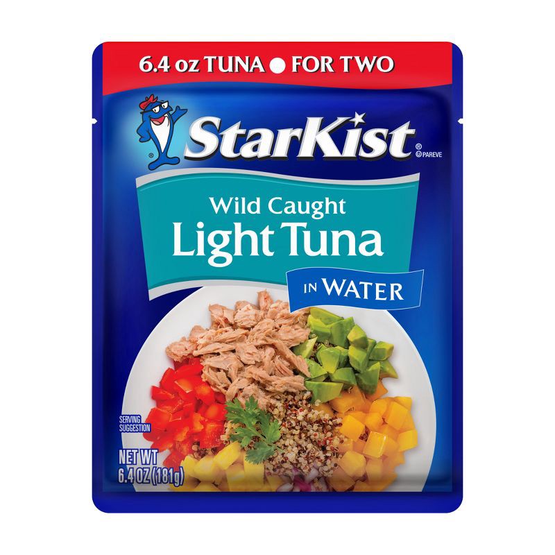 slide 1 of 4, StarKist Chunk Light Tuna in Water Pouch - 6.4oz, 6.4 oz