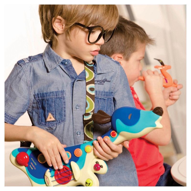 slide 7 of 10, B. toys Interactive Dog Guitar - Woofer, 1 ct