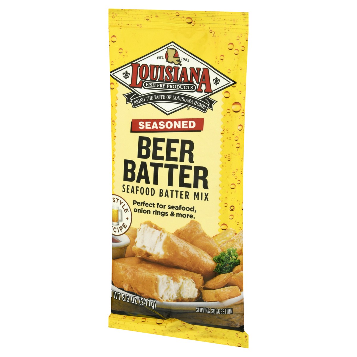 slide 9 of 9, Louisiana Fish Fry Products Seasoned Beer Batter 8.5 oz, 8.5 oz