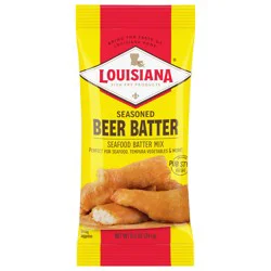 Louisiana Fish Fry Products Seasoned Beer Batter Seafood Batter Mix 8.5 oz