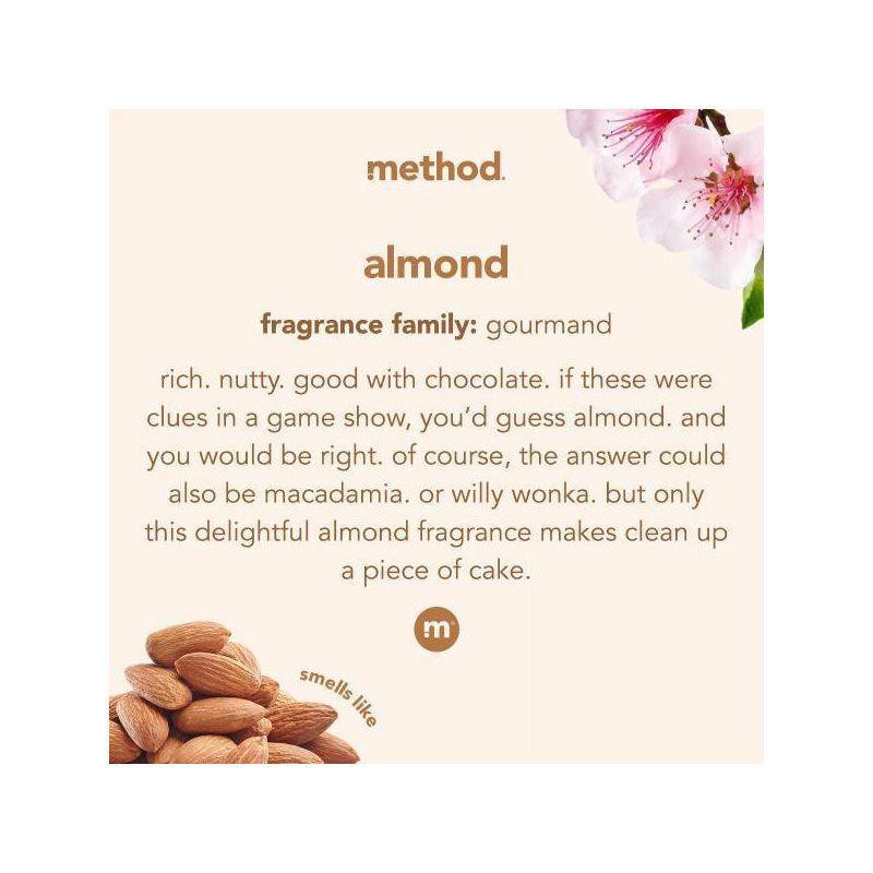 slide 7 of 7, Method Almond Cleaning Products Squirt + Mop Wood Floor Cleaner - 25 fl oz, 25 fl oz
