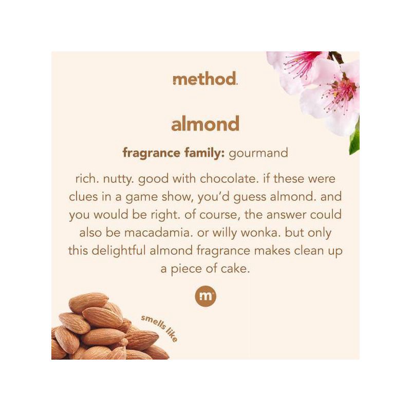 slide 7 of 7, Method Almond Cleaning Products Squirt + Mop Wood Floor Cleaner - 25 fl oz, 25 fl oz