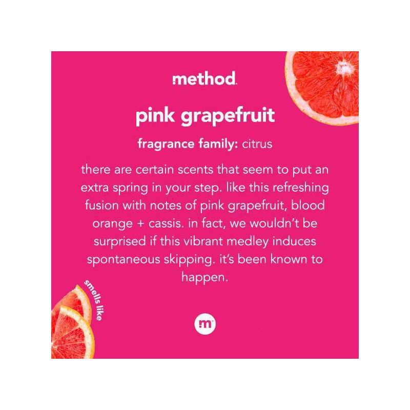 slide 6 of 7, Method Pink Grapefruit All Purpose Surface Spray - 28 fl oz, 28 fl oz