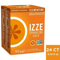 IZZE Sparkling Clementine Beverage - 4pk/8.4 fl oz Cans