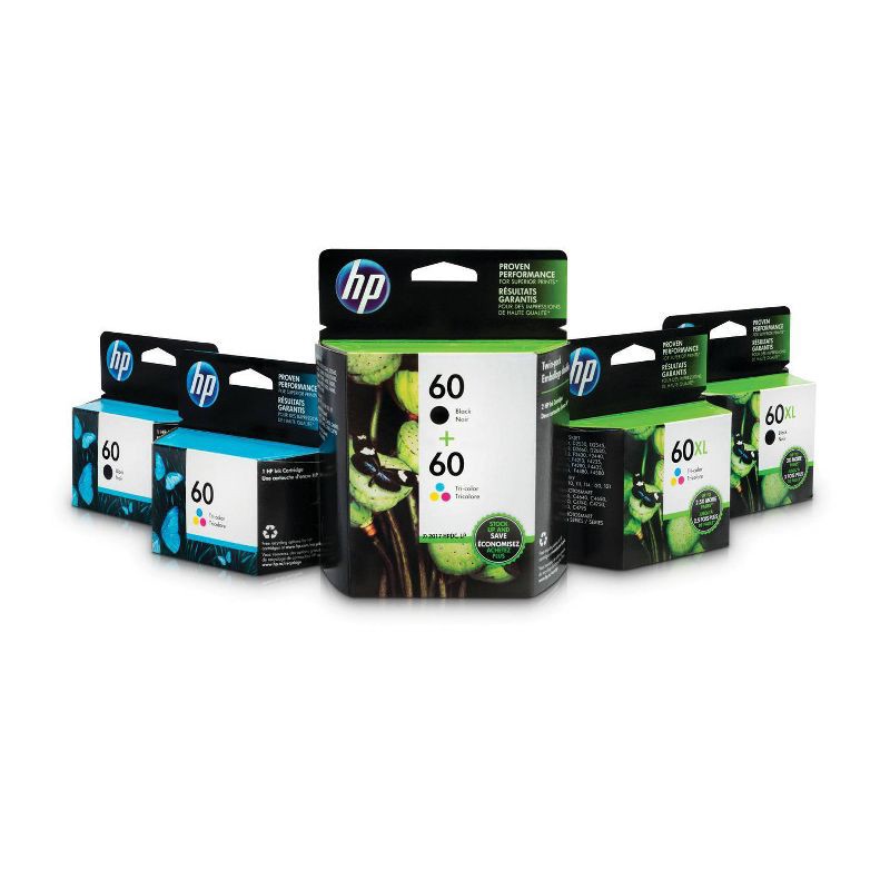 slide 2 of 2, HP Inc. HP 60 2pk Ink Cartridges - Black (CZ071FN#140), 1 ct