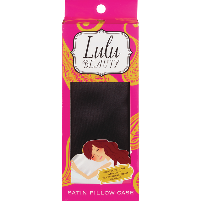 slide 1 of 1, Lulu Satin Pillow Cover White, 1 ct