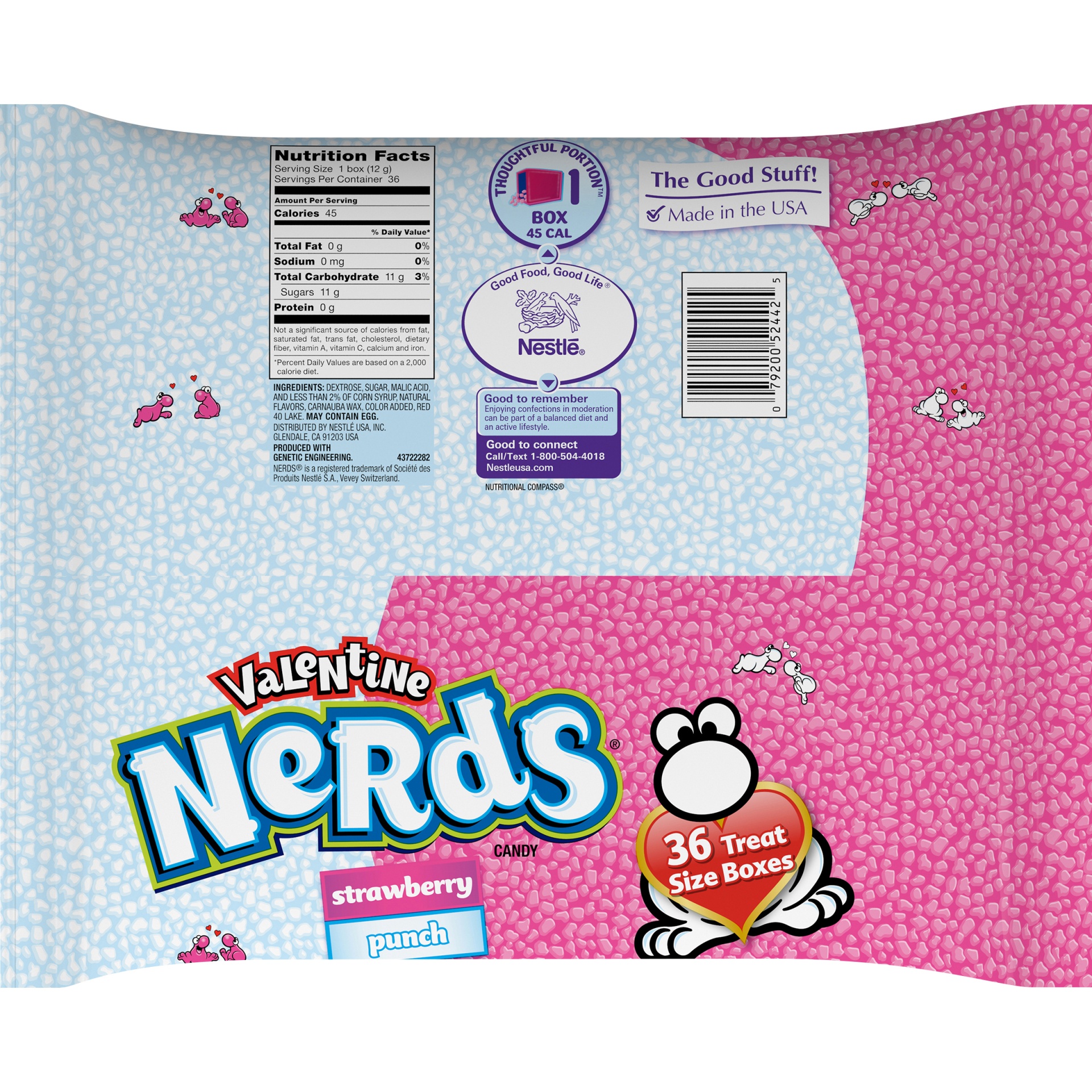 slide 4 of 6, Nerds Valentine's Strawberry Punch Boxes, 36 ct; 18.7 oz