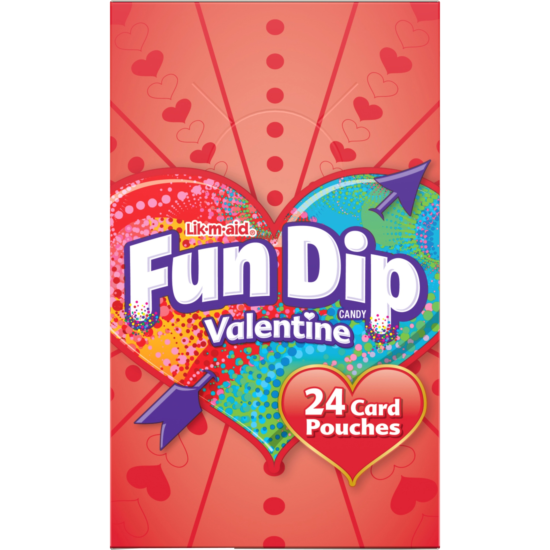 slide 4 of 8, WONKA Lik-m-Aid Valentine's Fun Dip, 24 ct; 10.32 oz