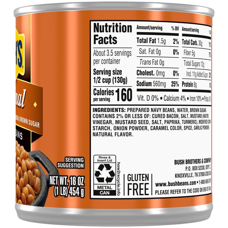 slide 10 of 12, Bush's Original Baked Beans - 16oz, 16 oz
