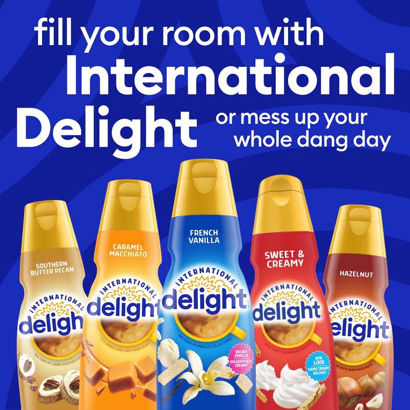 slide 7 of 12, International Delight French Vanilla Coffee Creamer - 32 fl oz (1qt) Bottle, 32 fl oz, 1 qt