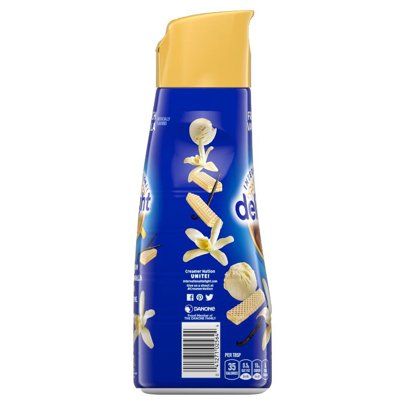 slide 10 of 12, International Delight French Vanilla Coffee Creamer - 32 fl oz (1qt) Bottle, 32 fl oz, 1 qt