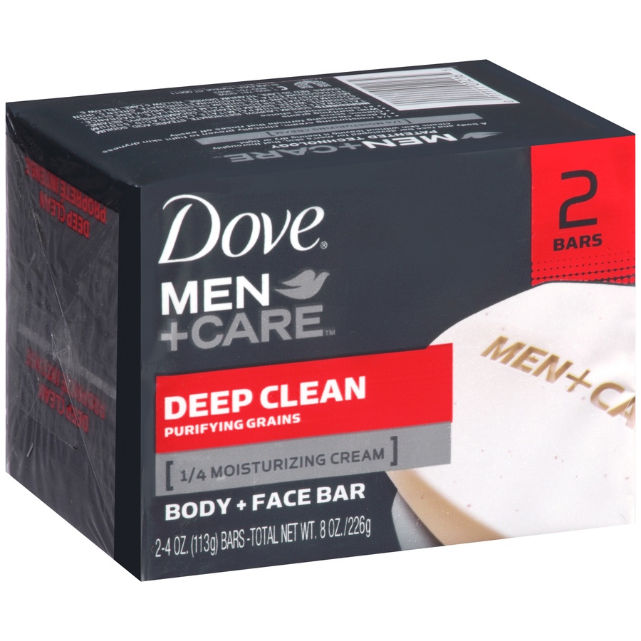 Dove Men+Care Bar Soap - Deep Clean - Shop Hand & Bar Soap at H-E-B