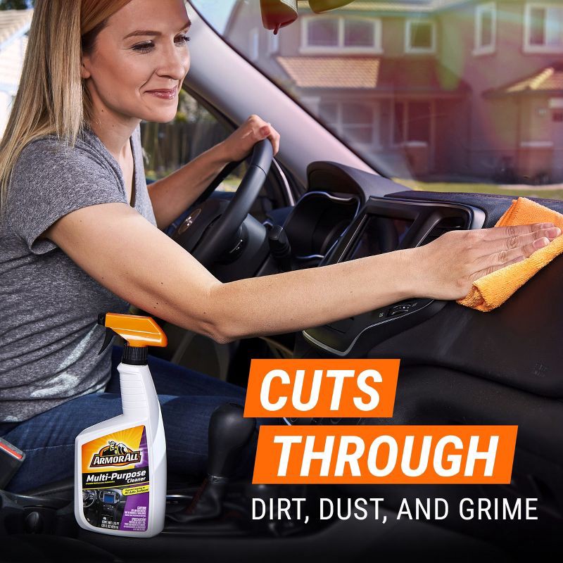 slide 12 of 17, Armor All 16oz Multi Purpose Automative Interior Cleaner: Liquid Car Interior Cleaner, Unscented, Non-Abrasive, 16floz, 16 oz