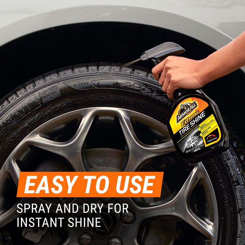 slide 6 of 9, Armor All 22oz Extreme Tire Shine Automotive Polish, 22 oz