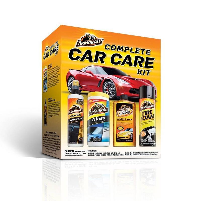 slide 1 of 11, Armor All Complete Car Care Automotive Cleaning Kit, 1 ct