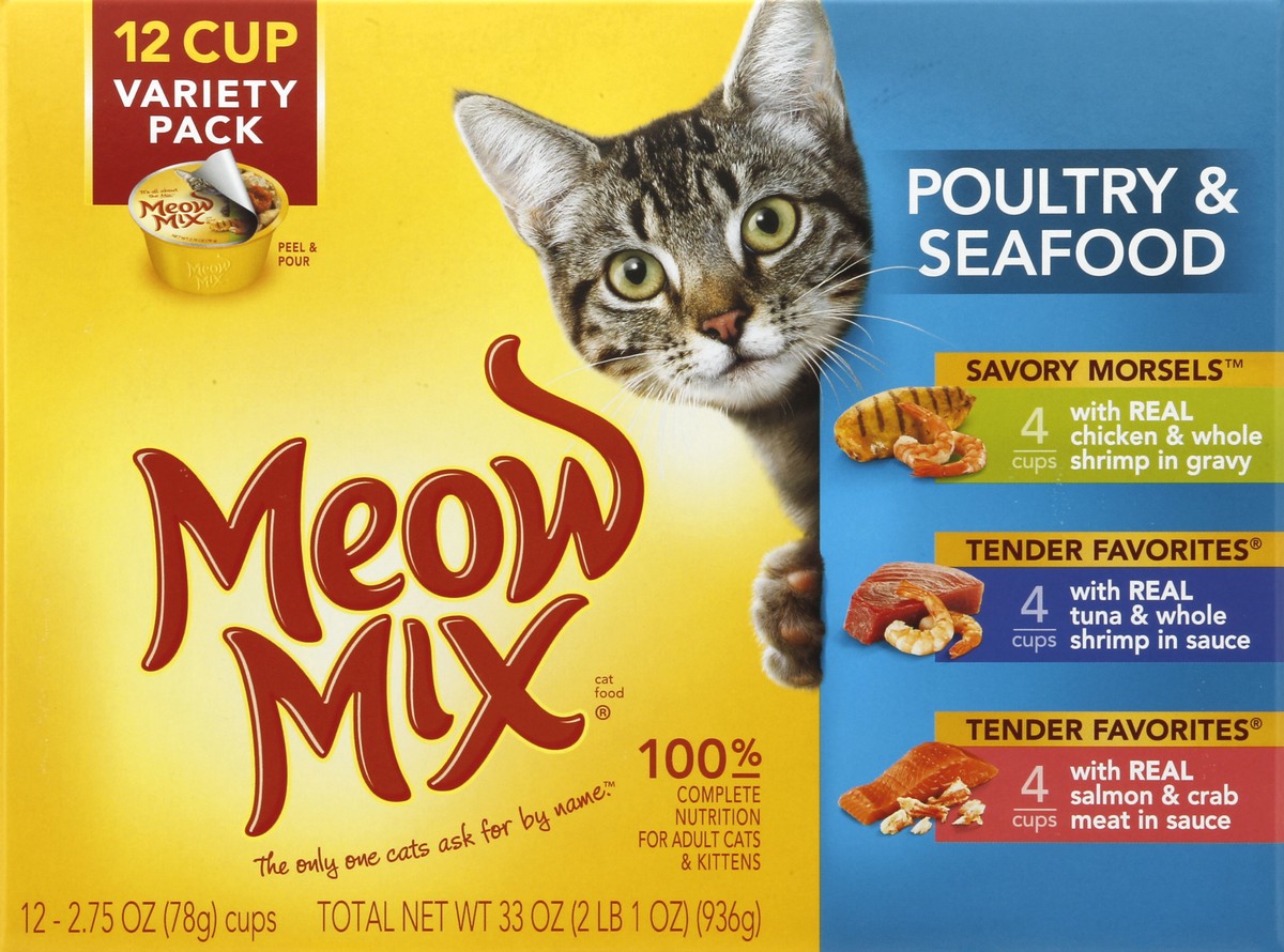 slide 2 of 6, Meow Mix Cat Food 12 ea, 12 ct