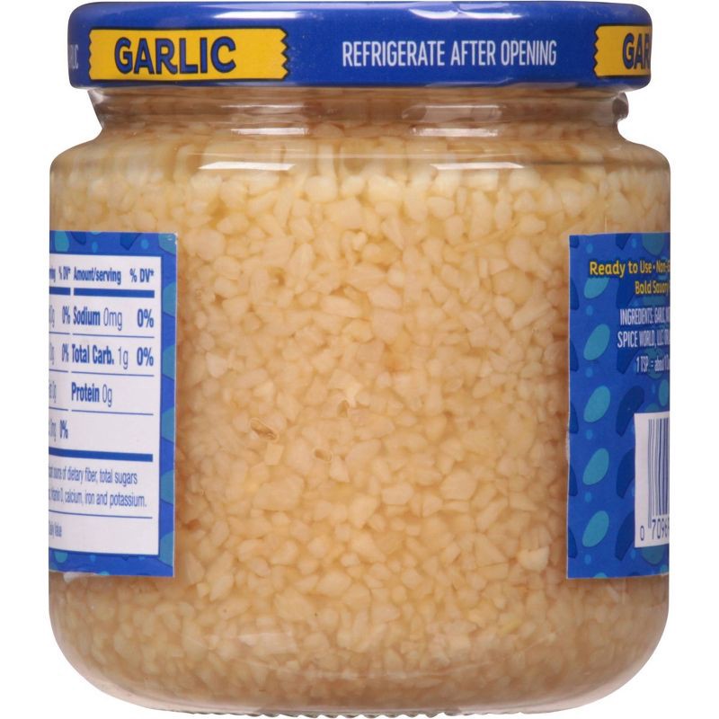 slide 4 of 8, Spice World Minced Garlic - 8oz, 8 oz