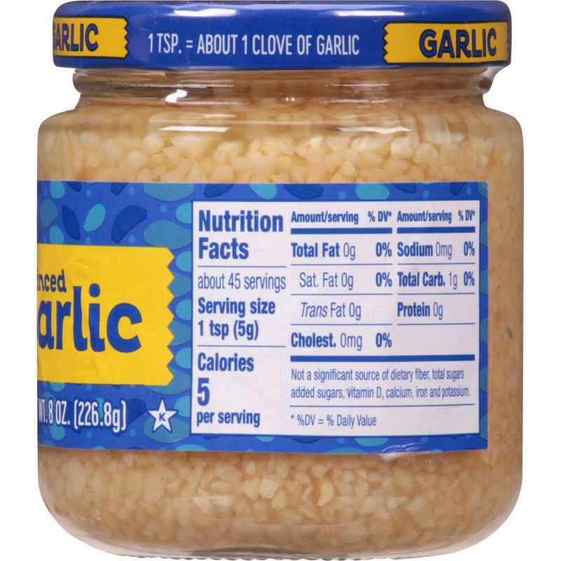 slide 5 of 8, Spice World Minced Garlic - 8oz, 8 oz