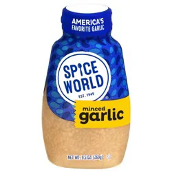 Spice World Premium Minced Squeeze Garlic - 9.5oz
