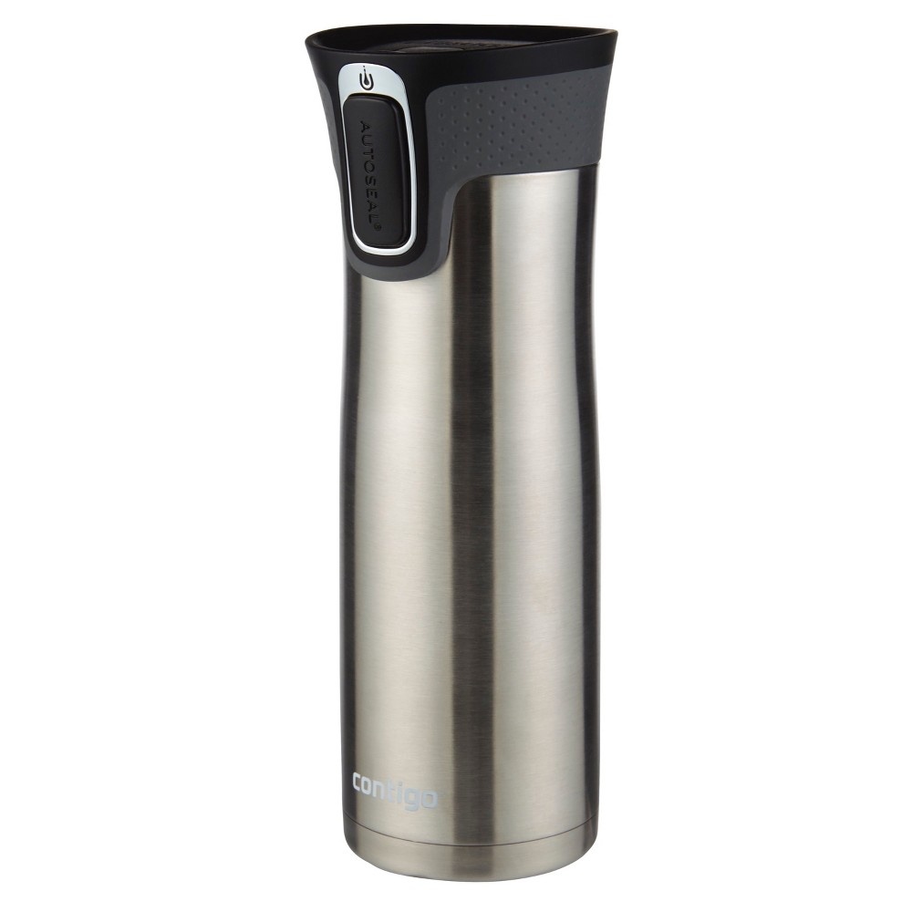 slide 2 of 4, Contigo West Loop 20oz Stainless Steel Travel Mug Silver, 1 ct